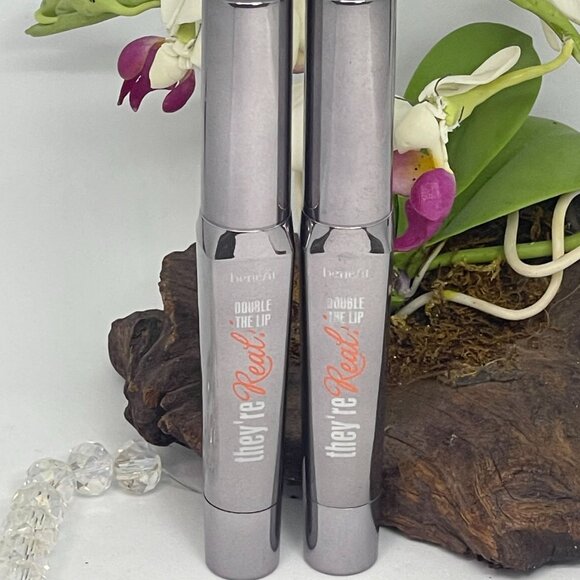 2x Benefit They're Real Beyond Sexy Lipstick & Liner in One - Racy Raspberry-New - Picture 4 of 5